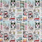 Estofamento Jacquard California Cru - Ribes y Casals