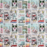 Estofamento Jacquard California Cru - Ribes y Casals