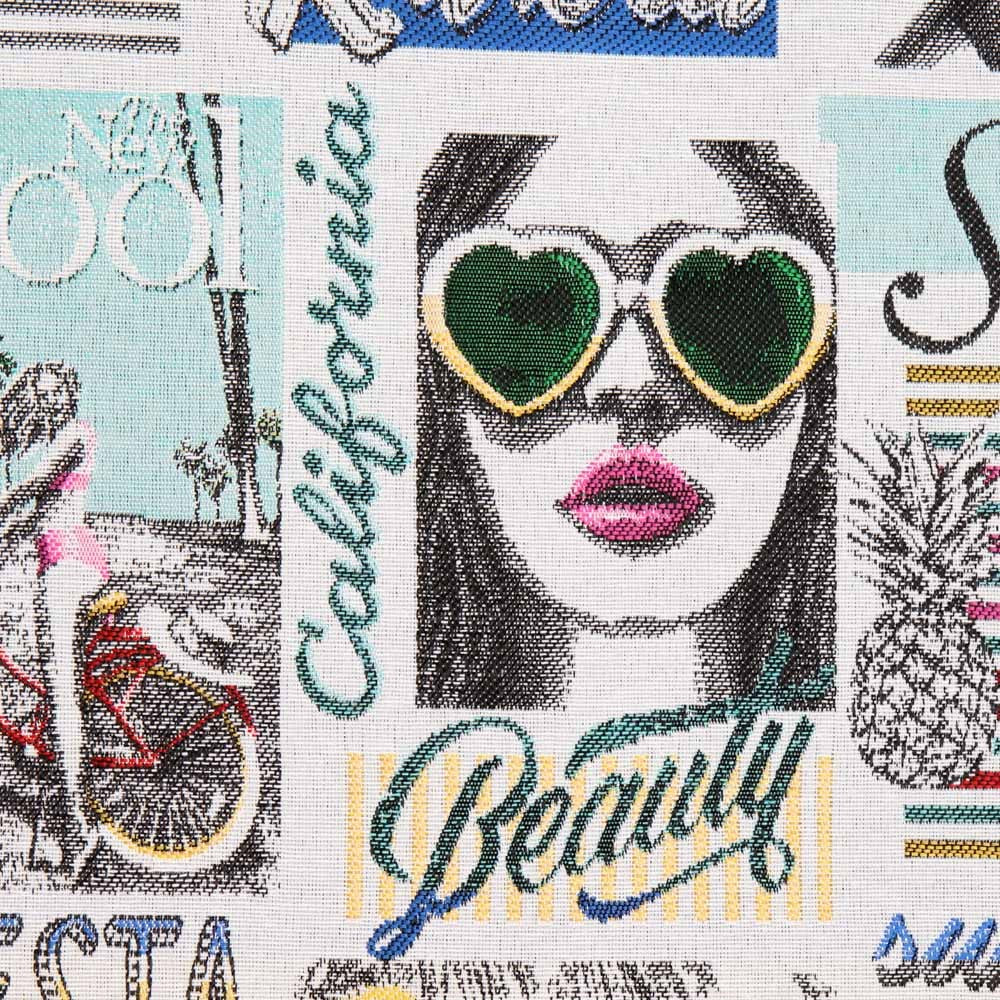 Estofamento Jacquard California Cru - Ribes y Casals