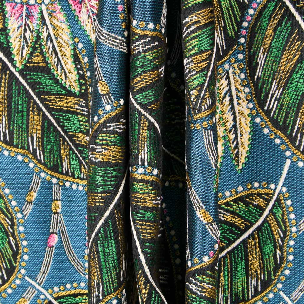 Estofamento Jacquard Dourado - Ribes y Casals