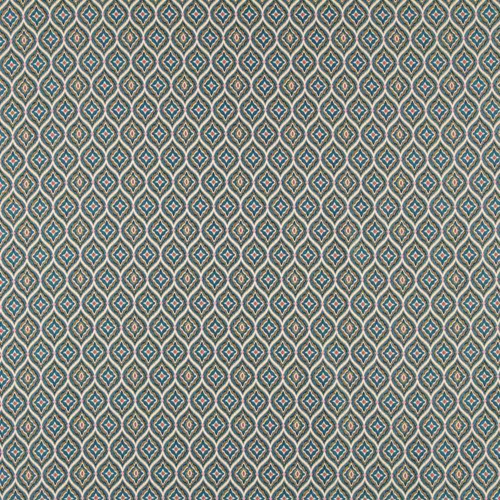 Lona Jacquard Medieval Verde Água - Ribes y Casals
