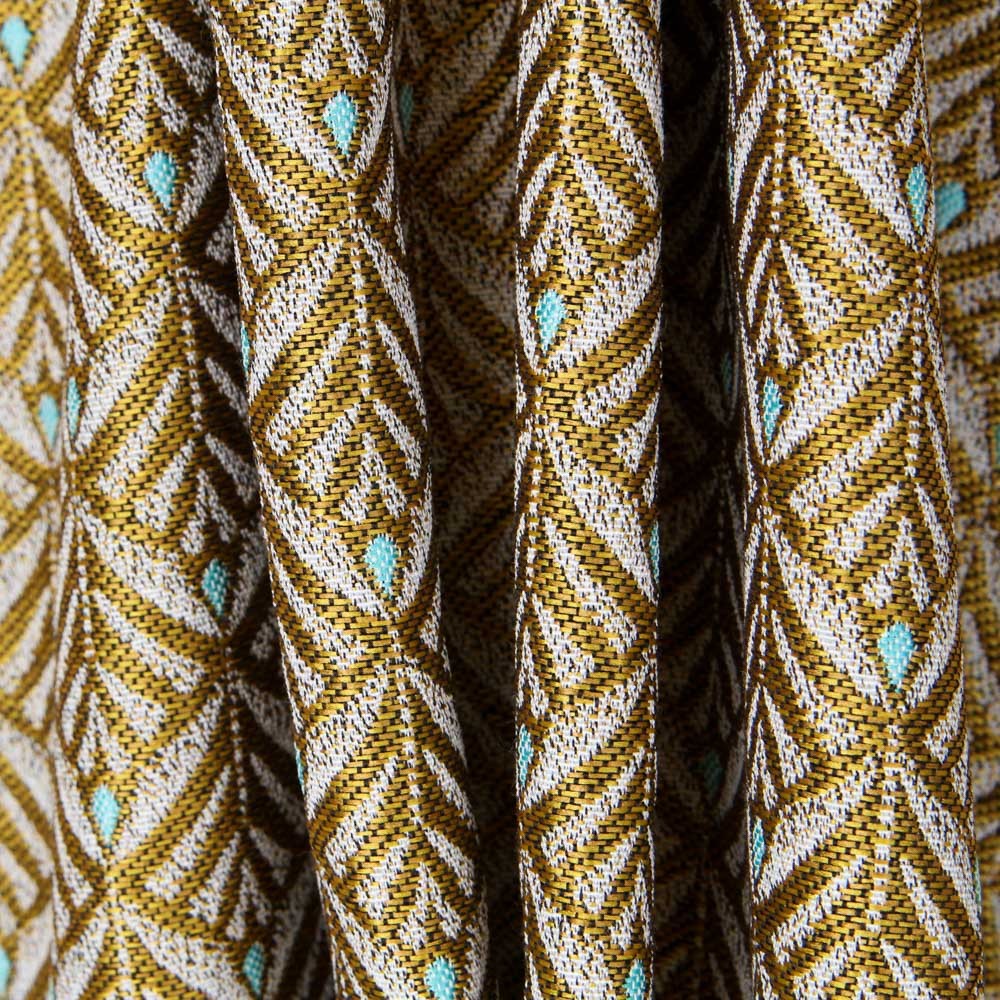 Estofamento Jacquard Zephy Amarelo - Ribes y Casals