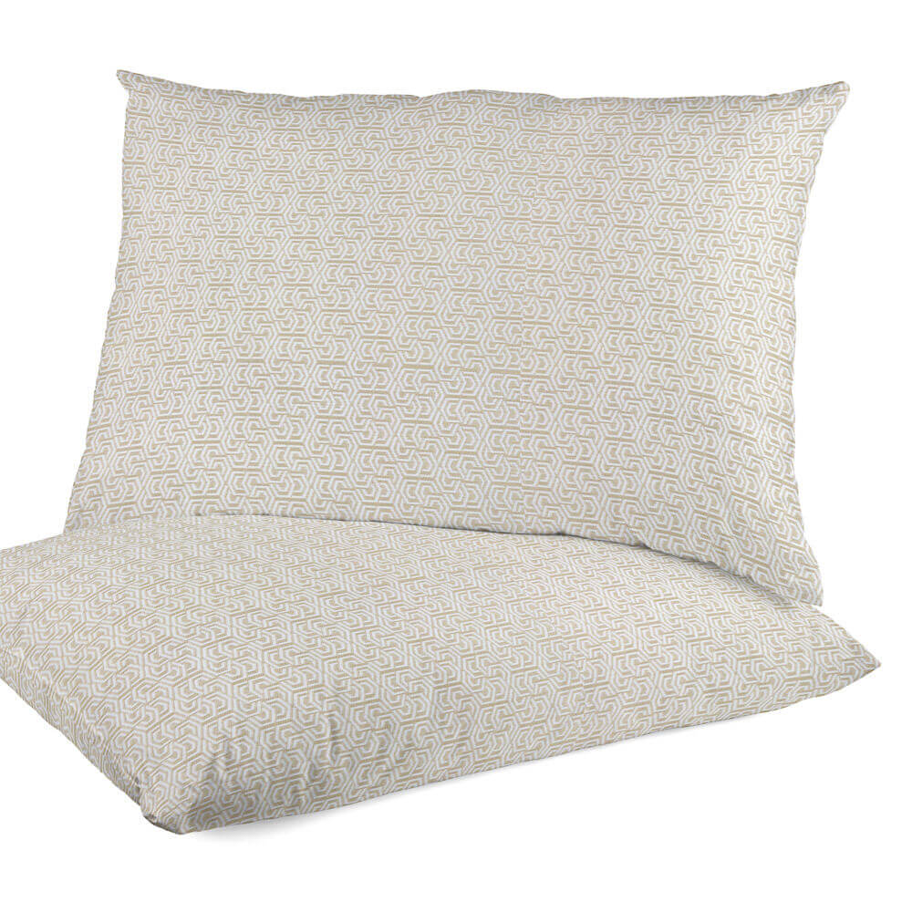 Estofamento Jacquard Geo Verde Claro - Ribes y Casals