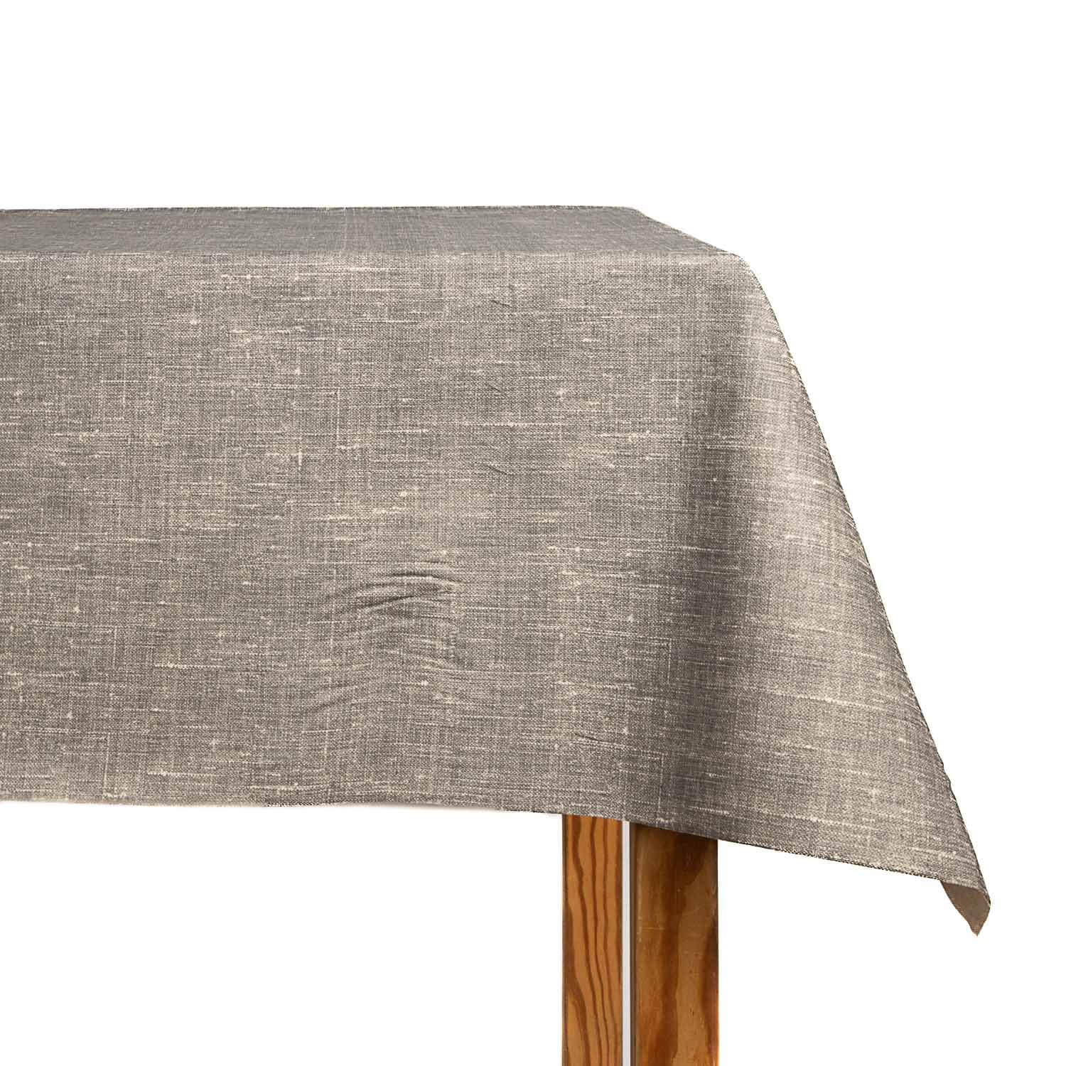 Toalha de mesa em linho natural cinzento - Ribes y Casals