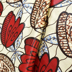 Tela Africana Batik Verde Lila - Ribes y Casals
