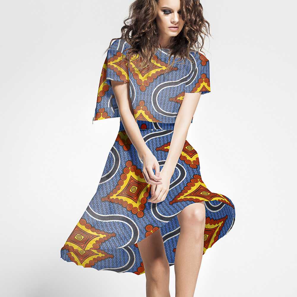 Tecido Africano Wax Botsuana - Ribes y Casals