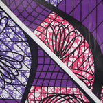 Retal Tela Africana Wax Costa Marfil 110x130cm - Ribes y Casals