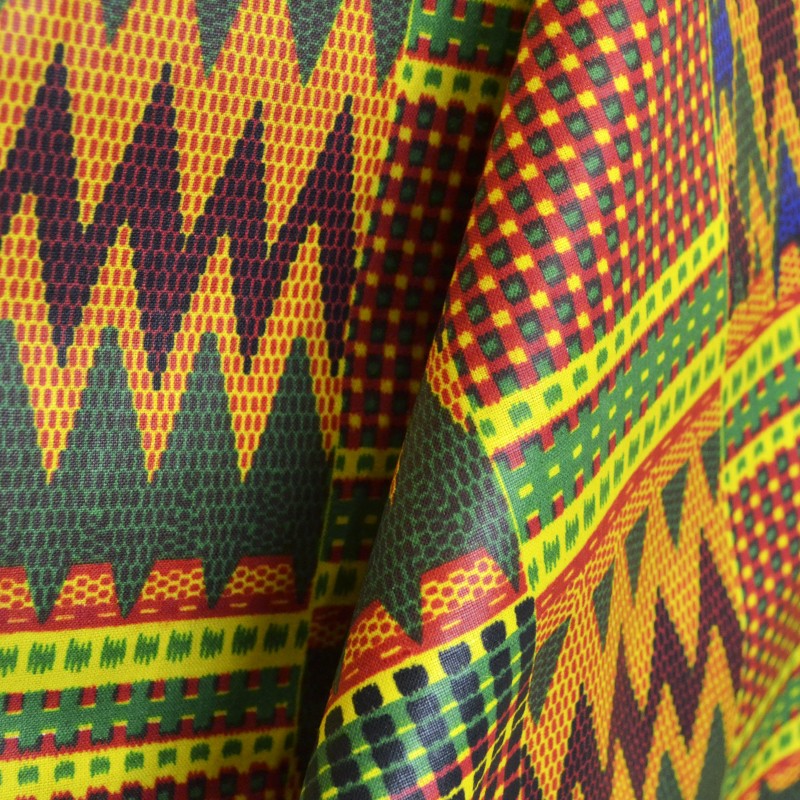 Tela Africana Batik Multicolor - Ribes y Casals