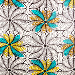 Tecido Wax Africano Gana - Ribes y Casals