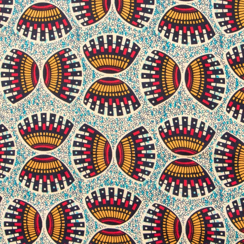 Tecido Africano Wax Mali - Ribes y Casals