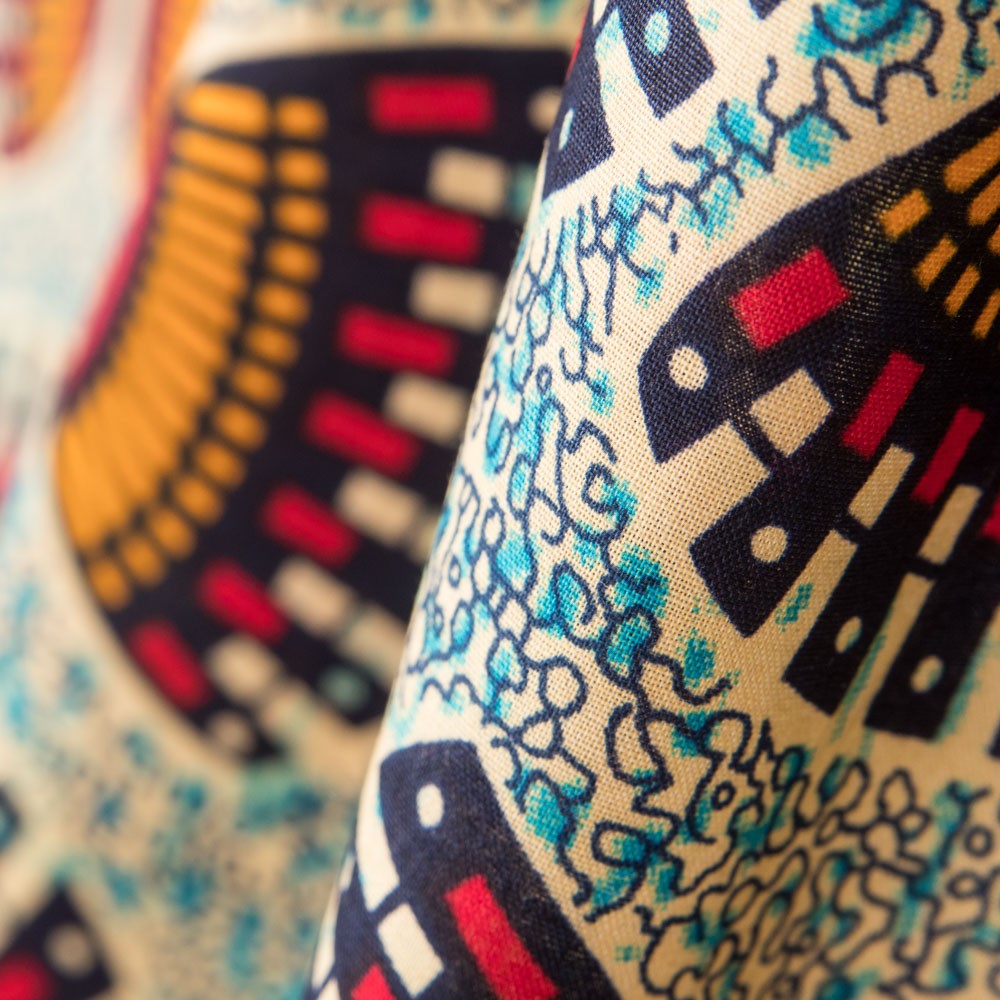 Tecido Africano Wax Mali - Ribes y Casals