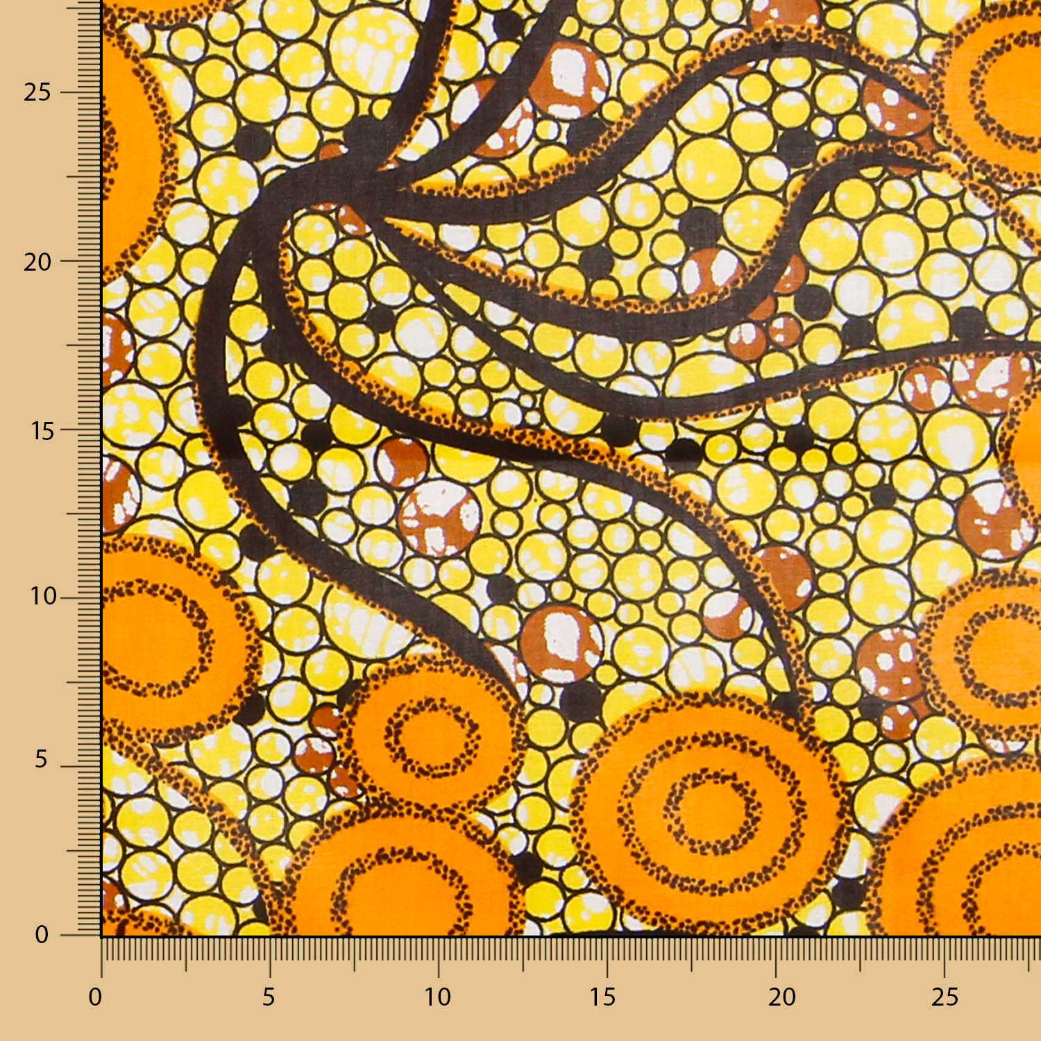 Tecido Africano Wax Madagascar - Ribes y Casals