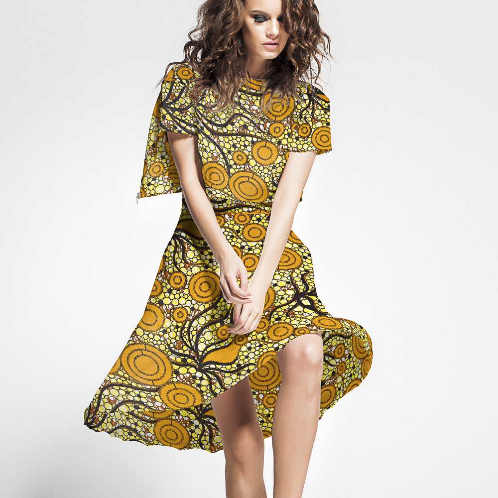 Tecido Africano Wax Madagascar - Ribes y Casals