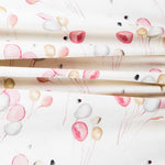Tela Algodón Cortina Globos Rosa - Ribes y Casals