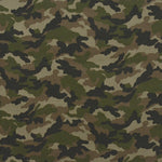 Tecido de Algodão Estampado Militar Bege - Ribes y Casals
