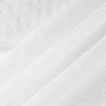 Tecido Batista Plumeti Bordado Branco - Ribes y Casals