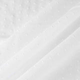 Tecido Batista Plumeti Bordado Branco - Ribes y Casals