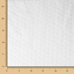 Tecido Batista Plumeti Bordado Branco - Ribes y Casals