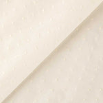 Tecido Batista Plumeti Bordado Cru - Ribes y Casals