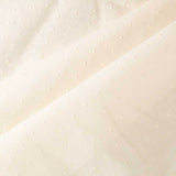 Tecido Batista Plumeti Bordado Cru - Ribes y Casals