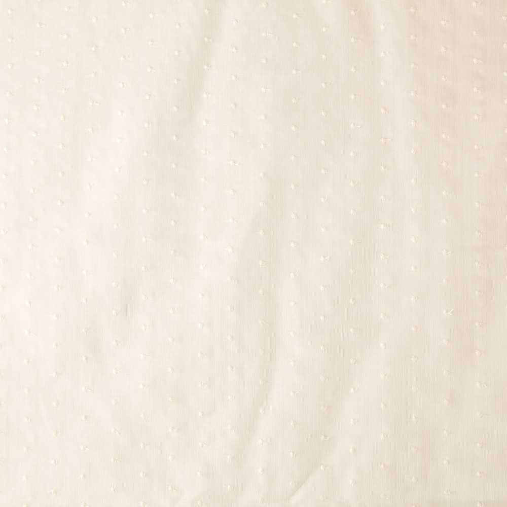 Tecido Batista Plumeti Bordado Cru - Ribes y Casals