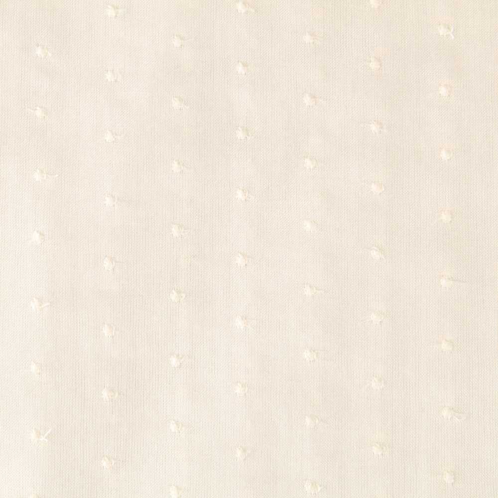 Tecido Batista Plumeti Bordado Cru - Ribes y Casals