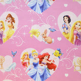 Tecido Black Out Princesas Disney Rosa - Ribes y Casals
