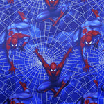 Tecido Black Out Spiderman Azul Escuro - Ribes y Casals