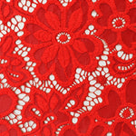 Tela Blonda Elástica Flor Blanca - Ribes y Casals