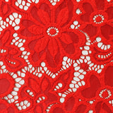 Tela Blonda Elástica Flor Blanca - Ribes y Casals