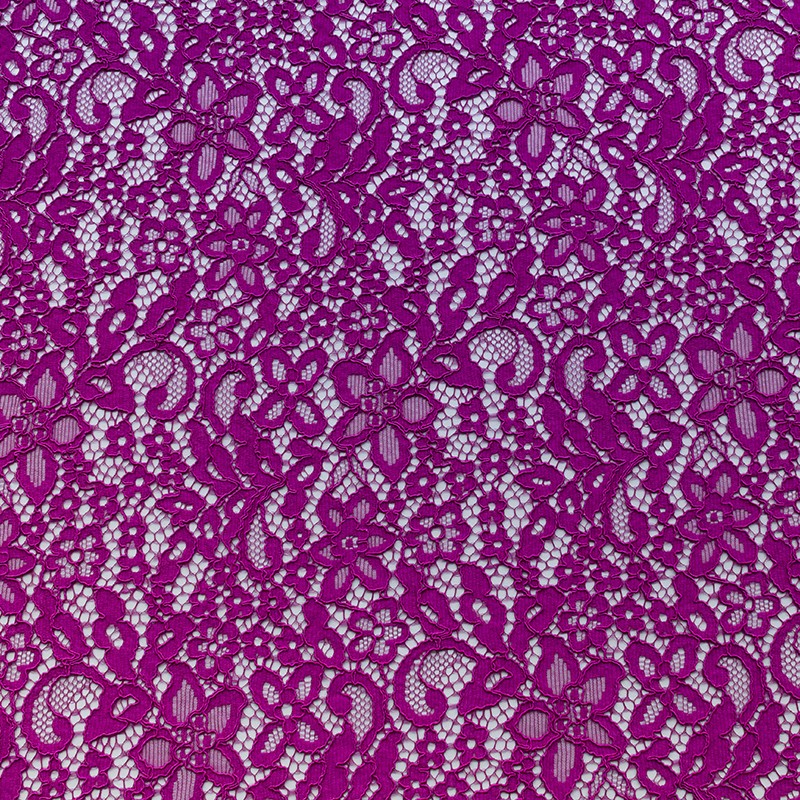 Tecido Renda de Seda New Dobrável Ciclamen - Ribes y Casals
