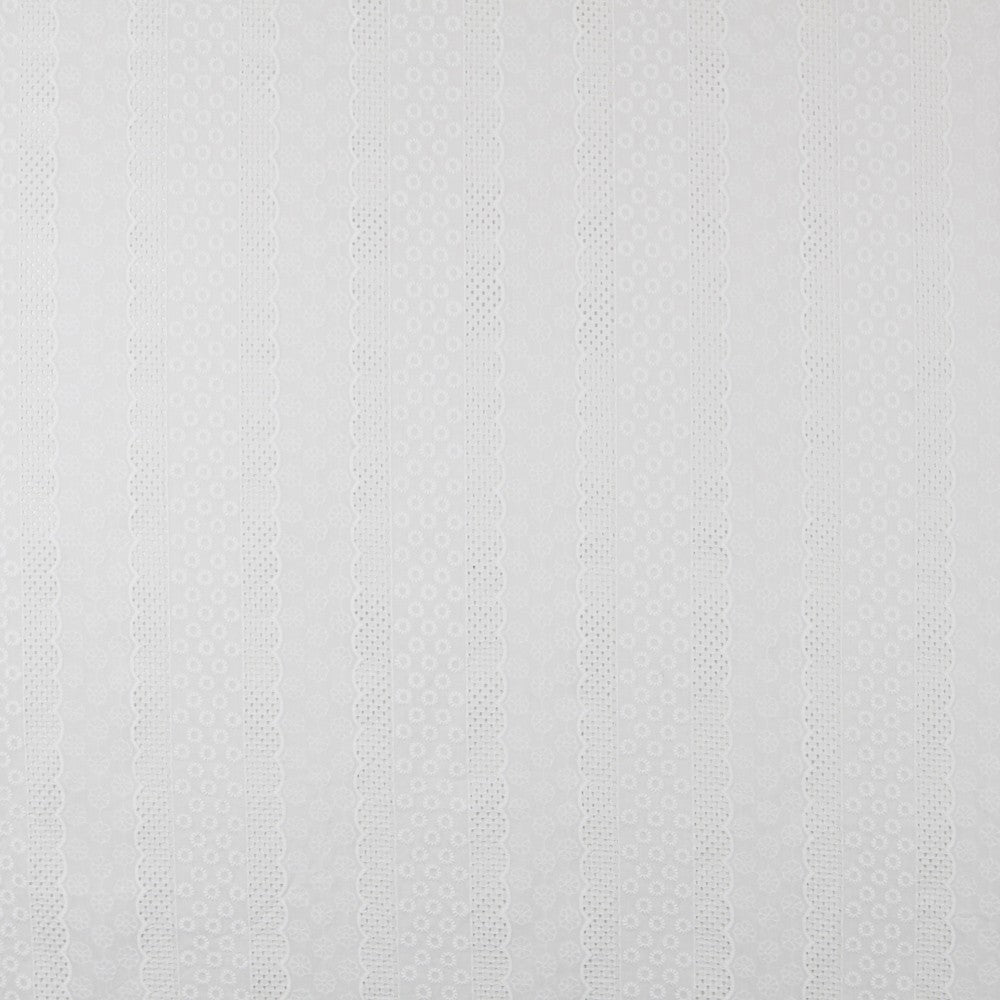 Tecido Bordado Inglês Círculos - Ribes y Casals