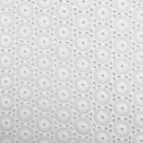 Tecido Bordado Suíço Esferas Branco - Ribes y Casals