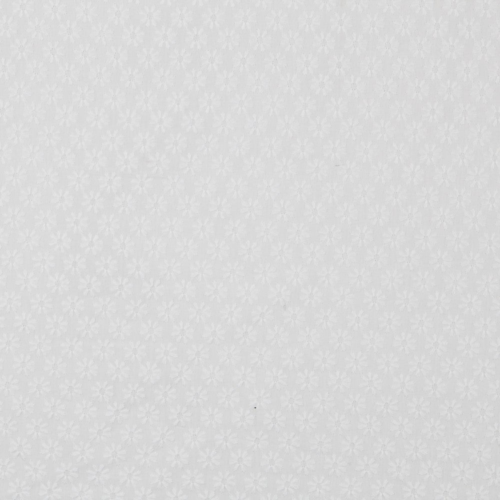 Tecido Bordado Inglês Margaridas - Ribes y Casals