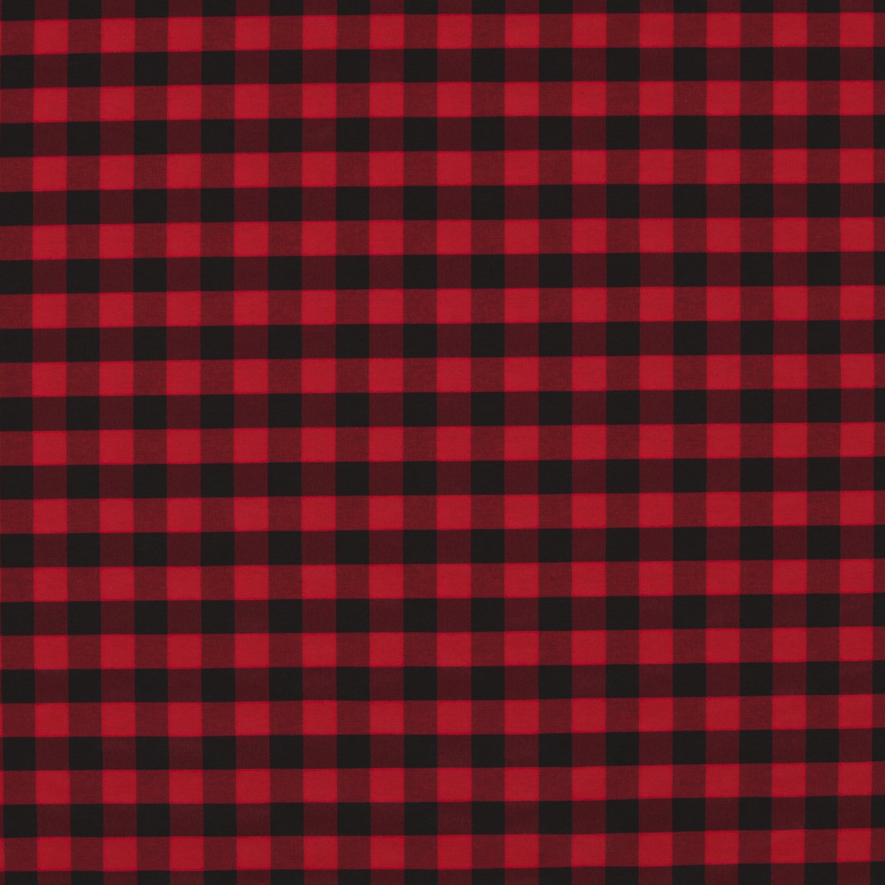 Toalha Xadrez Encarnada e Negra - Ribes y Casals