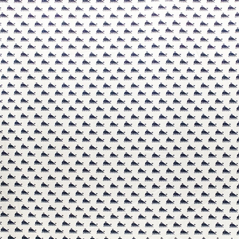 Tecido Camisa Baleia Azul Marinho - Ribes y Casals