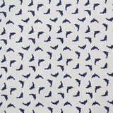 Tecido Camisa Golfinho Azul Marinho - Ribes y Casals