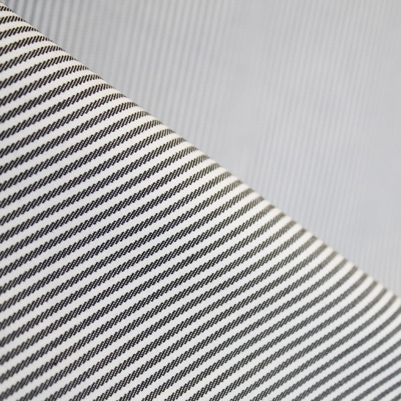 Tecido Campera 500 Riscas Negro - Ribes y Casals