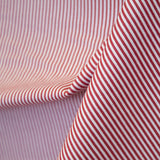 Tecido Campera 500 Riscas Vermelho - Ribes y Casals