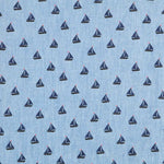 Tecido Chambray Barcos - Ribes y Casals