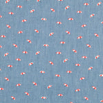 Tecido Chambray Sombrinha Vermelha - Ribes y Casals