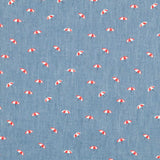 Tecido Chambray Sombrinha Vermelha - Ribes y Casals