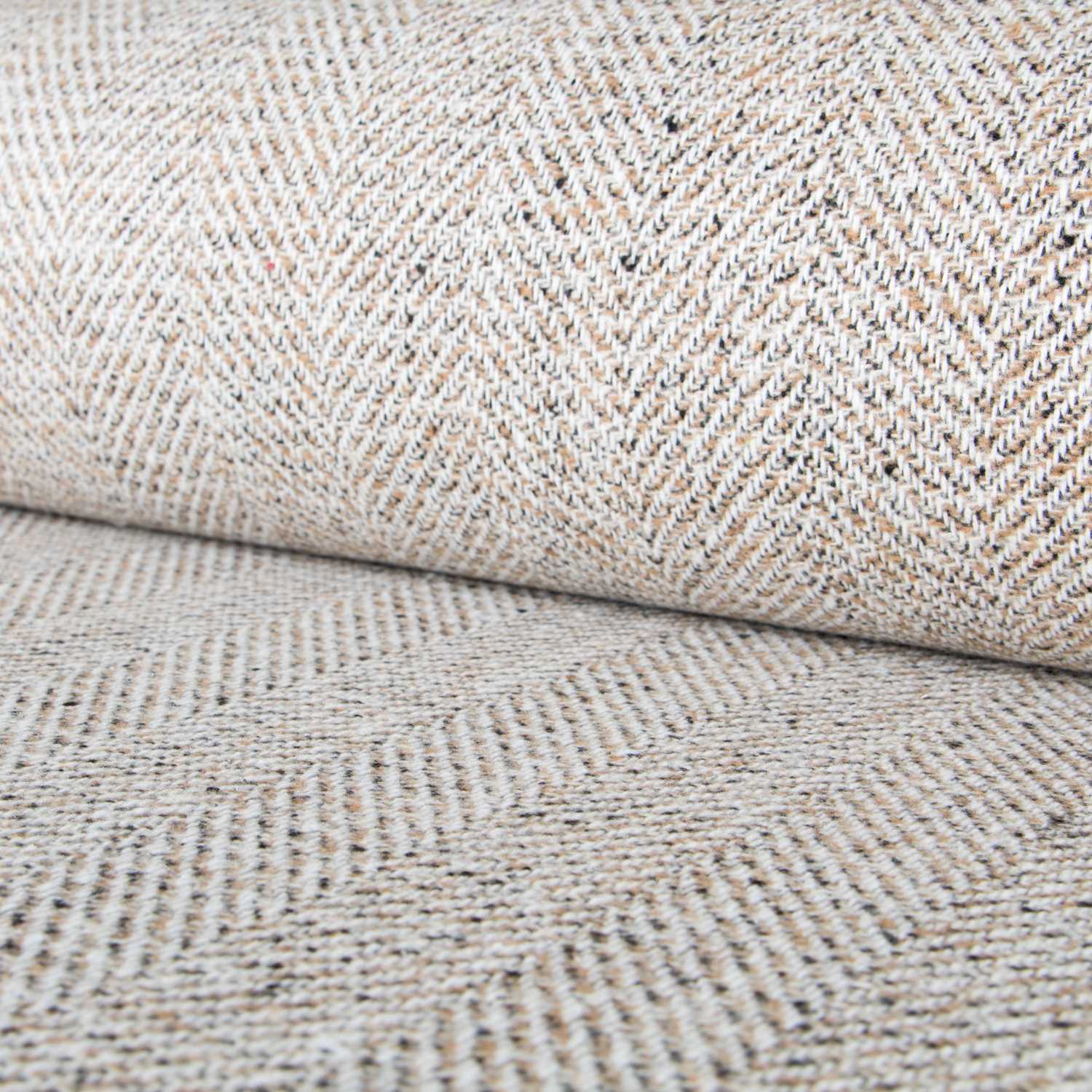 Tela Cheviot Espiga Camel - Ribes y Casals