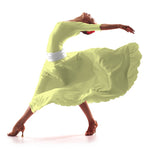 Tecido Crepe Amarelo Pálido - Ribes y Casals