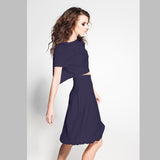 Tecido Crepe Azul Marinho - Ribes y Casals