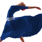 Tecido Crepe Azul Vitoriano - Ribes y Casals