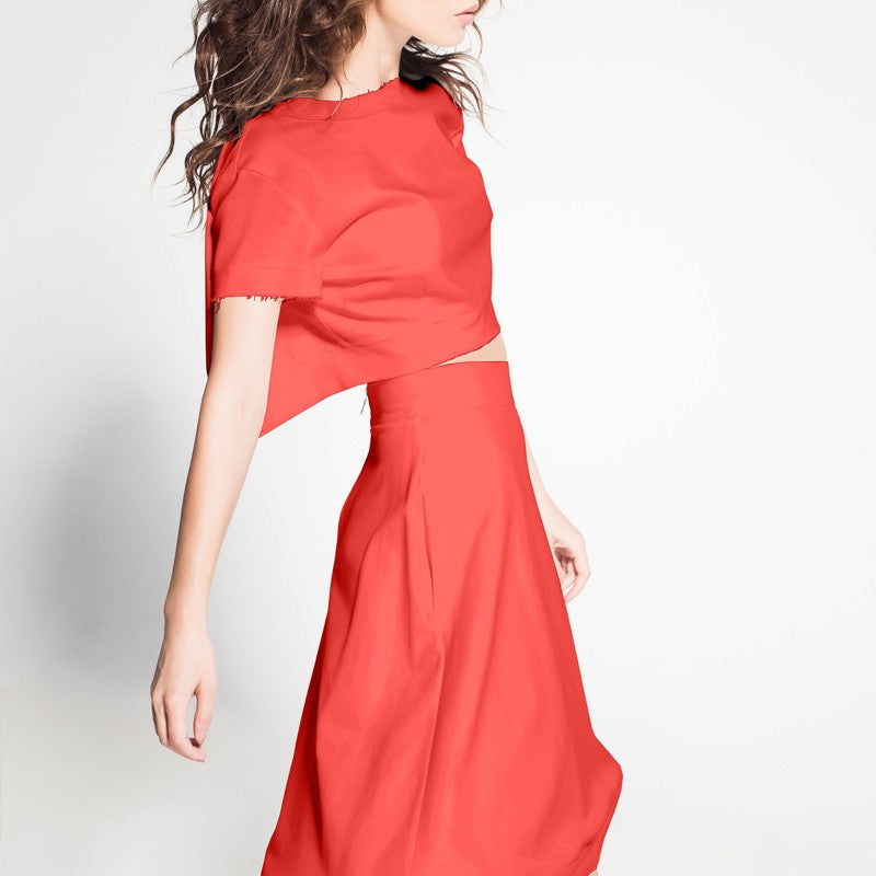 Tecido Crepe Coral - Ribes y Casals