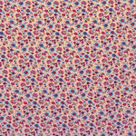 Tecido Crepe Estampado Flor Pequena Oriental Pêssego - Ribes y Casals