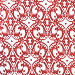 Tecido Crepe Estampado Ikat Vermelho - Ribes y Casals