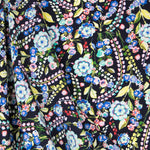 Tecido Crepe Flores Tropical Bougainvillea - Ribes y Casals